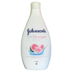 Johnson's Soft Energise Body Wash with Watermelon & Rose Aroma 400ml