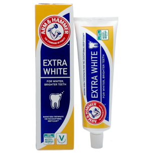 Arm & Hammer Extra White Whitening Toothpaste with Baking Soda and Fluoride 125g
