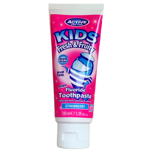 Beauty Formulas Active Oral Care Kids Fresh&Fruity Fluoride Toothpaste Strawberry 100ml
