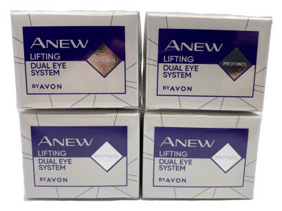 4 x Avon Anew Lifting Dual Eye System with Protinol 20ml (Clinical)