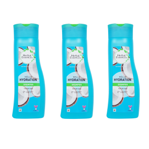 3x Herbal Essences Hello Hydration Moisturizing Shampoo 400ml