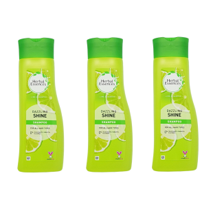 3x Herbal Essences Dazzling Shine Shampoo 400ml