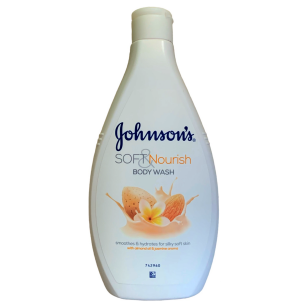 Johnson's Soft Nourish Body Wash with Almond Oil & Jasmine Aroma 400ml