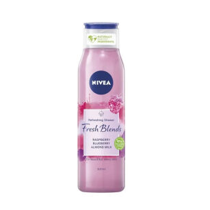 Nivea Refreshing Shower Fresh Blends With Raspberry And Blueberry Scent With Almond Milk 300ml