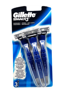Gillette MACH3 - Disposable Razor In A Package Of 3 pcs