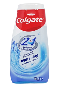 Colgate 2 in 1 Whitening Toothpaste and Mouthwash 100ml