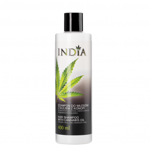 India Cosmetics Hair Shampoo with Hemp Oil 400ml