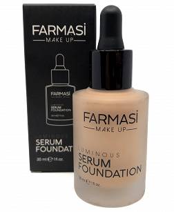 Farmasi Brightening Foundation with Serum 01 Light Beige 30ml